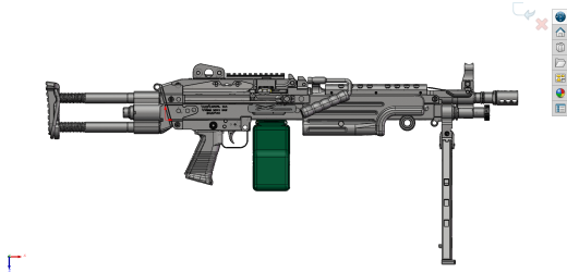 M249制造部件图纸缩略图